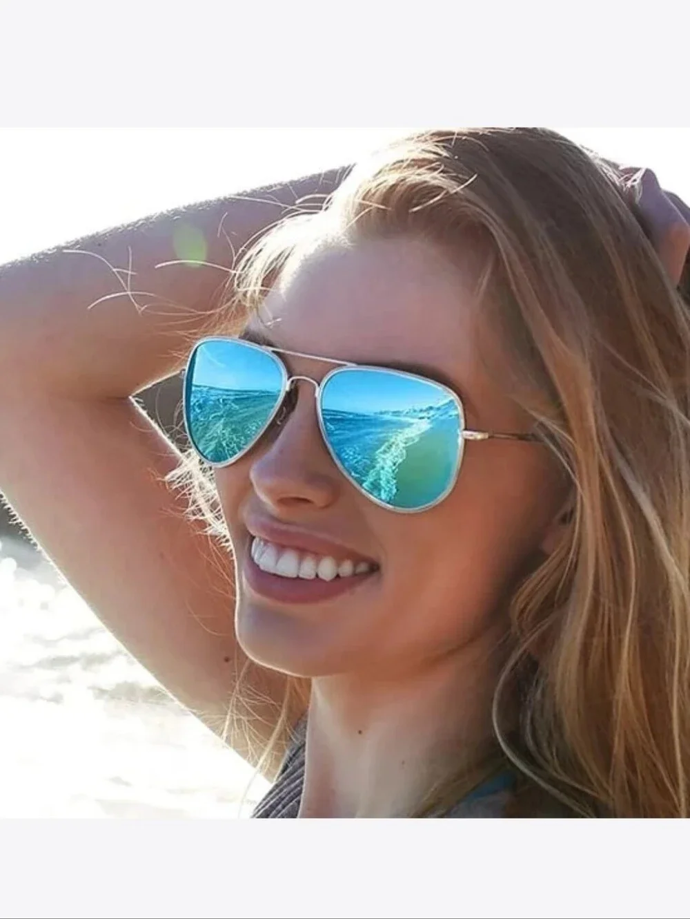 Blenders Blue Angel Polarized Aviator Sunglasses